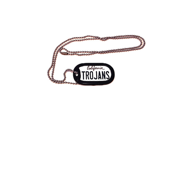 NCAA Oregon Ducks Necklace Dog Tag Metal OR New Chain Jewelry B10 Go Ducks - Picture 2 of 3